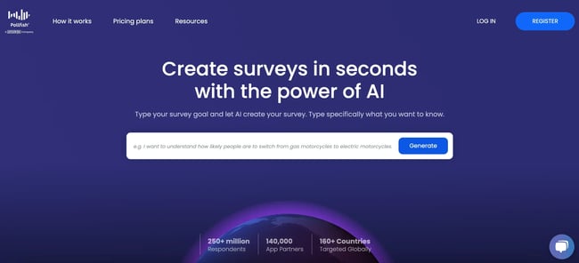 best survey software option, pollfish